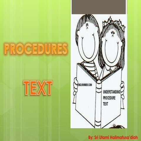 Procedure Text | PPT
