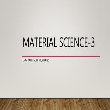 Material  science 3 