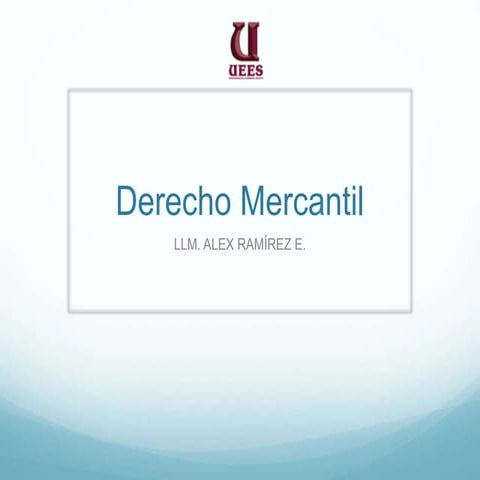 Material - Derecho Mercantil