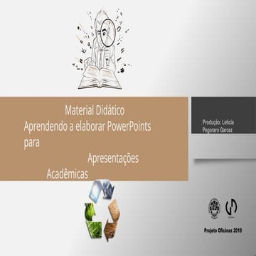 Aprendendo a elaborar um powerpoint Material-Didático-PowerPoint | PPTX