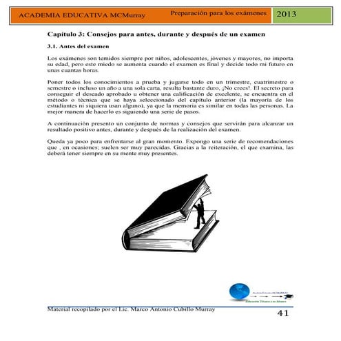 Material para la mejor preparación de los exámenes parte técnicas 3