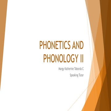 Material 10  phonetic and phonology II