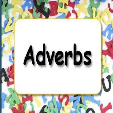 Material 7  adverbs I