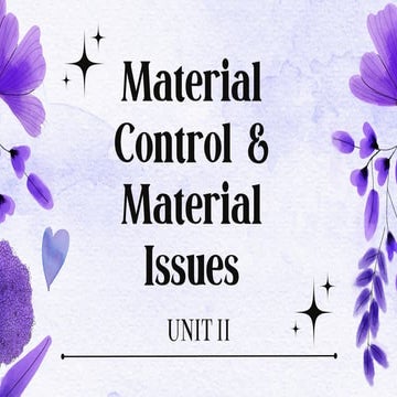 Material Control and  Material Issues .pdf