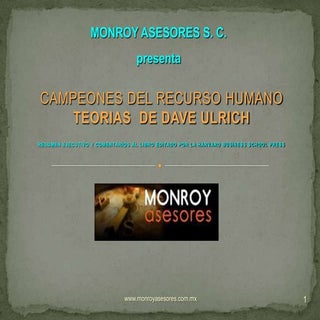 Campeón de recursos humanos