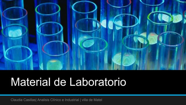 Material de laboratorio