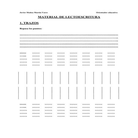 Material de lectoescritura I