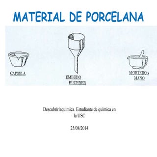 Material de porcelana