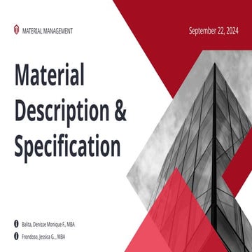 Material Description & Specification (1).pptx