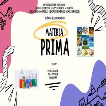 Material didactico (Materia prima) 7mo B | PDF