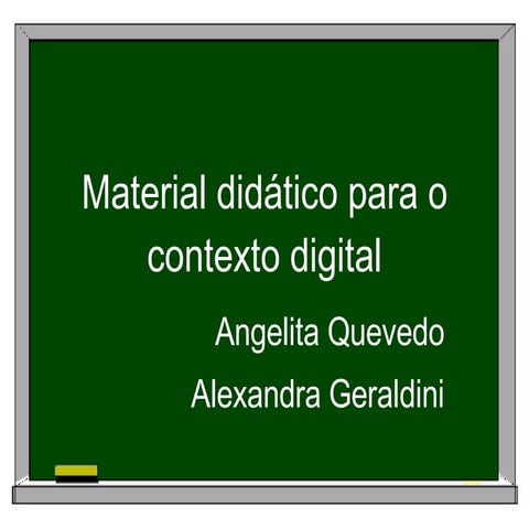 Material didatico para contexto digital