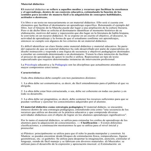 Material DidáCtico