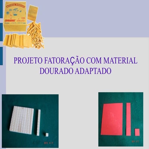 Material dourado  adaptado