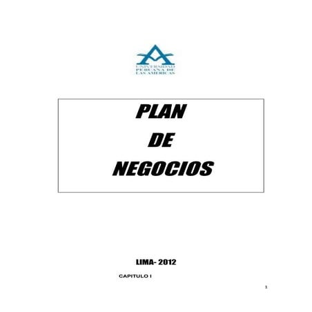 Plan de Negocio Material Educativo 