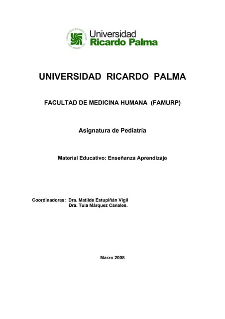 Material Educativo Asignatura Pediatria 2008 4ta VersióN