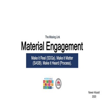 Material Engagement 
