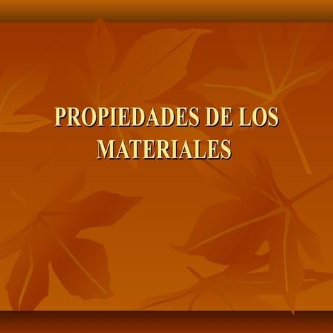Materiales