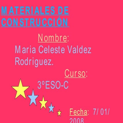 Materiales de construcción