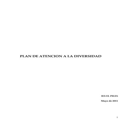 Materiales atención a la diversidad