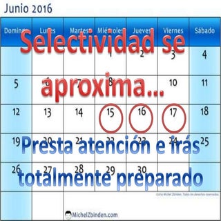 Selectividad US 2015-16