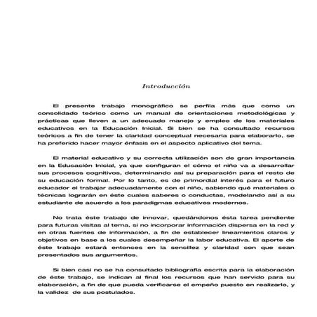 Materiales educativos