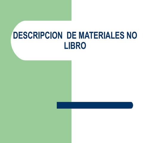 Materiales No Libro