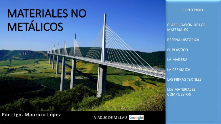Materiales no metalicos