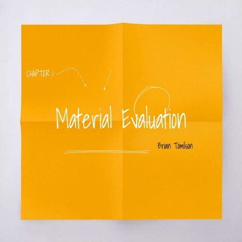 Material evaluation (Chapter 1)