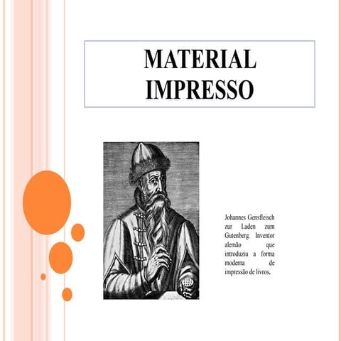 Material impresso | PPT