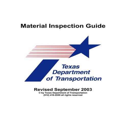 Material inspection guide | PDF