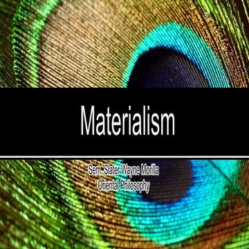 Materialism