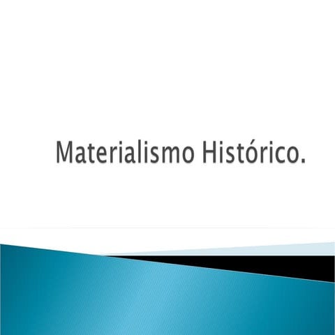 Materialismo HistóRico