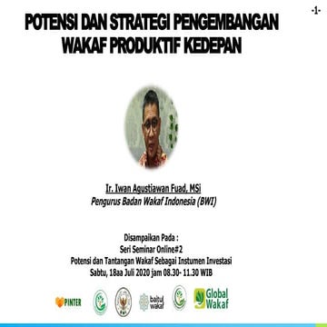 Material Literasi Webinar ii Wakaf Sbg Investasi