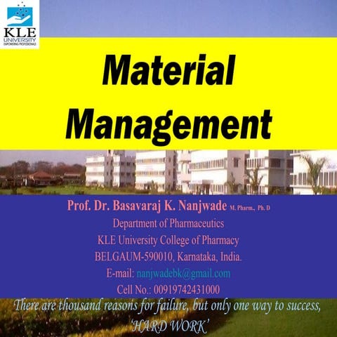 Material management