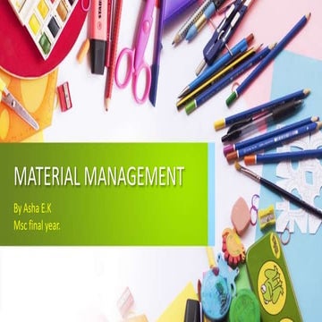 Material management presentation