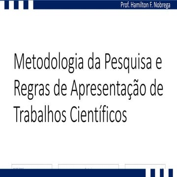 Slide= Normas da ABNT | PPT