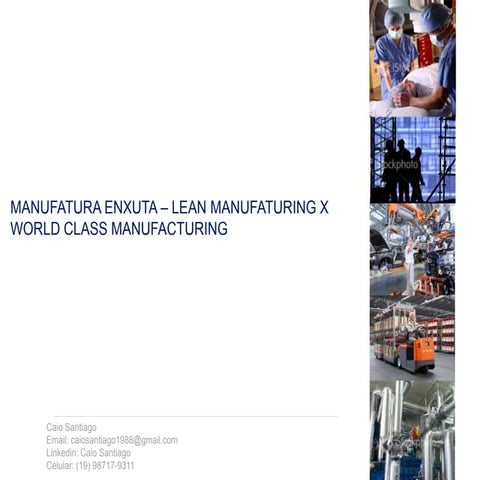 Introdução ao Lean Manufacturing e WCM | PPTX