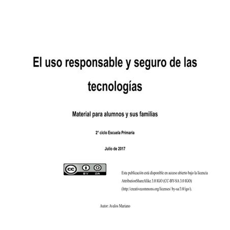 Material para alumnos y familias