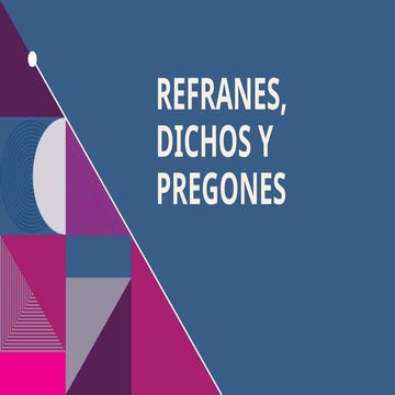 Exploring Spanish Proverbs, Sayings, and Their Cultural Significance | PPTX