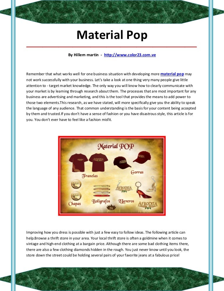 10 Examples Of Successful Pop Materials And Why They Work – KOIY