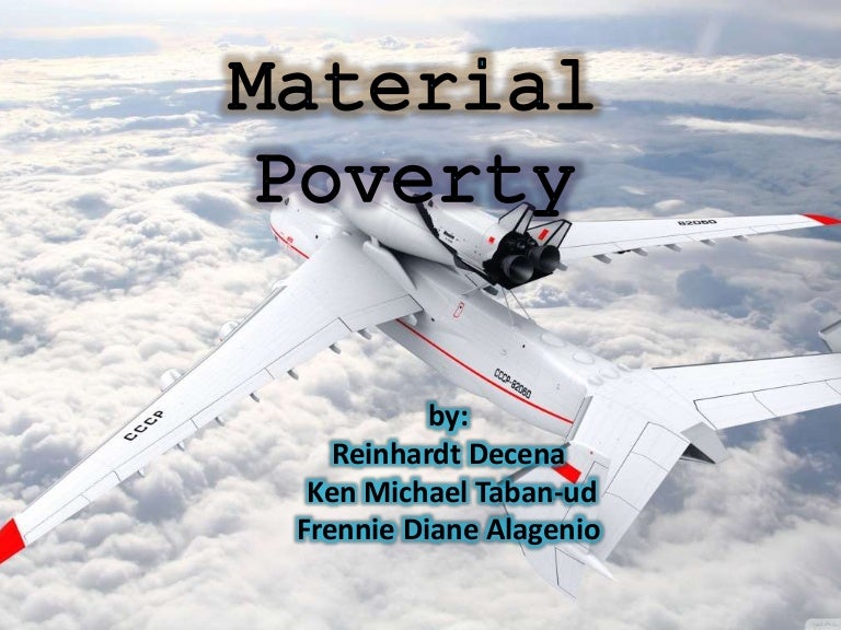 Material poverty