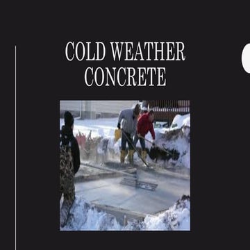 Cold Weather Concrete