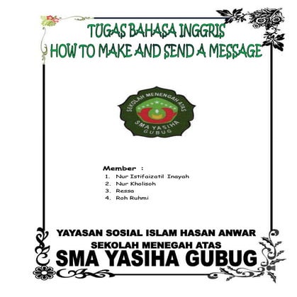 How To Make  and Send Message