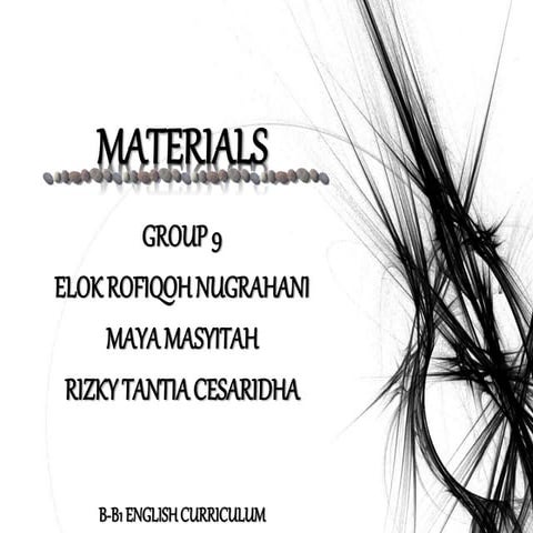 Curriculum Developing - Material