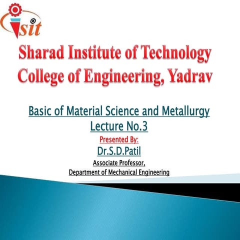 Material science and Metallurgy Lecture 3.pptx