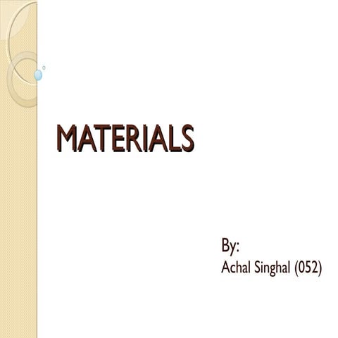Materials cost accounting