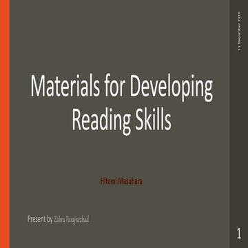 Materials for developing reading_present by Zahra Farajnezhad
