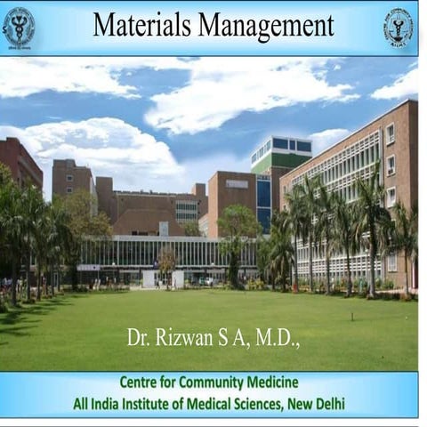 Materials management - Inventory management