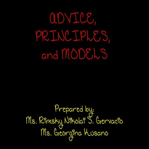 Materials models (1)