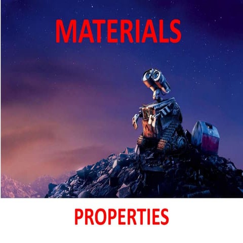 Materials properties